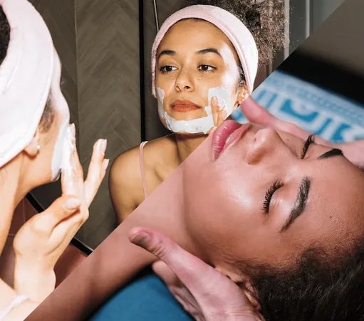 تفاوت پاکسازی حرفه‌ای با مراقبت خانگی پوست